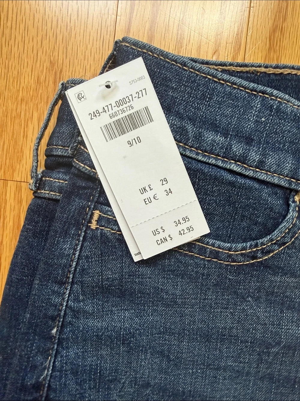 abercrombie kids dark blue relaxed denim cutoff shorts